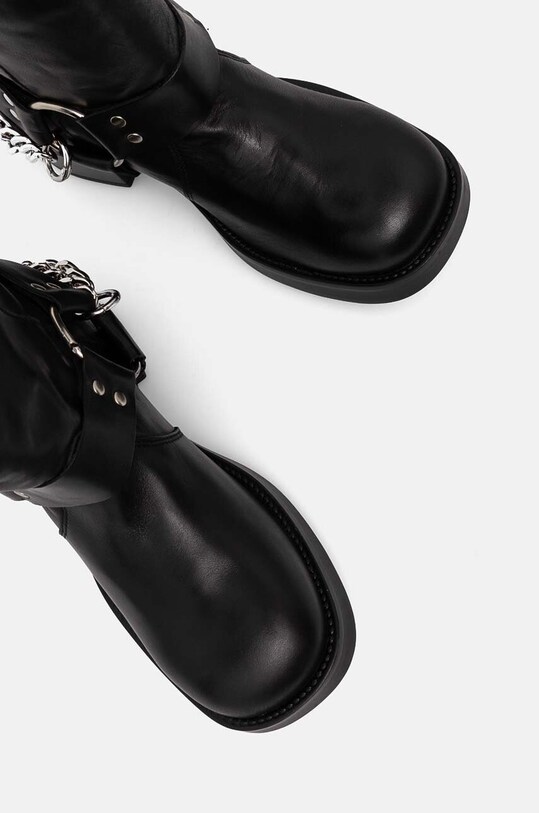 Steve Madden kozaki skórzane Beau-C SM11003094.017 czarny
