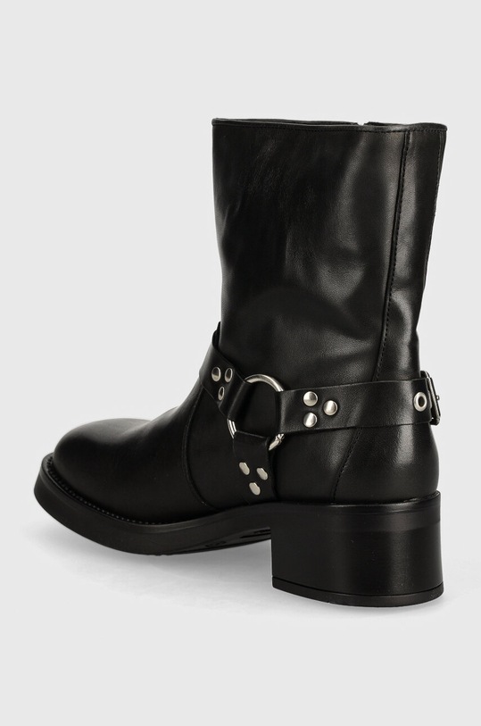 Boty Kožené kotníkové boty Steve Madden Becase SM11003095.017 černá