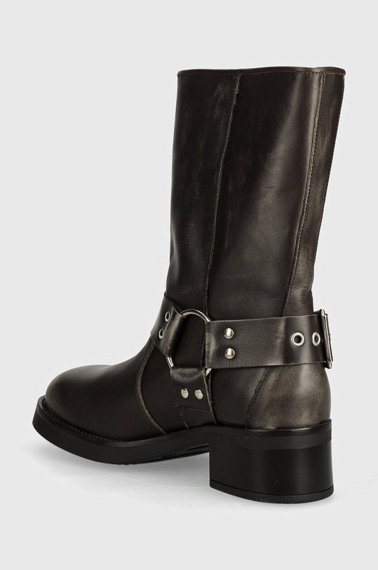 Încălțăminte Steve Madden cizme de piele Blessing SM11003172.DGL maro