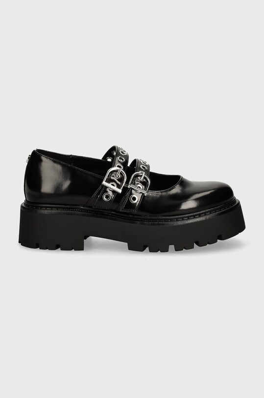 Steve Madden pantofi de piele Overt SM11003286.05O negru AW24