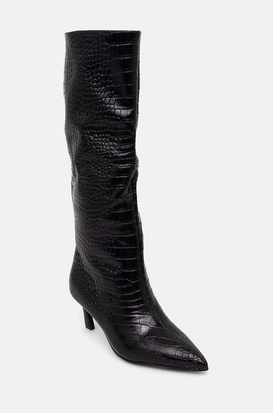 Δερμάτινες μπότες Steve Madden Lavan SM11003290.066 μαύρο AW24