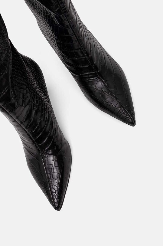 Δερμάτινες μπότες Steve Madden Lavan μαύρο SM11003290.066