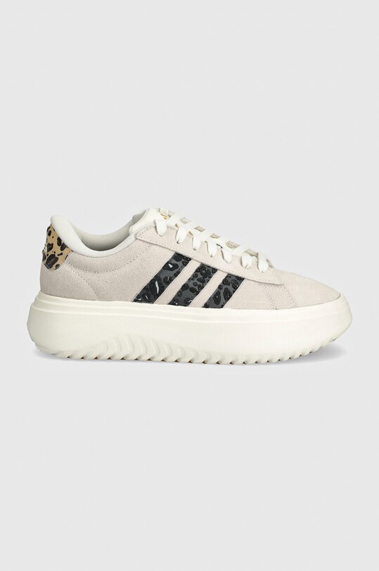 adidas velúr sportcipő Grand Court Platform IE3620 bézs AW24