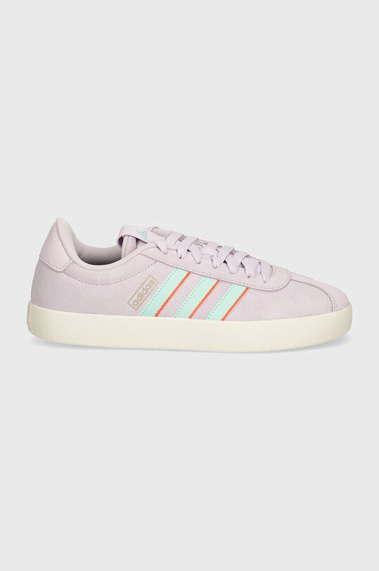 Замшевые кроссовки adidas Vl Court IF4468 фиолетовой AW24