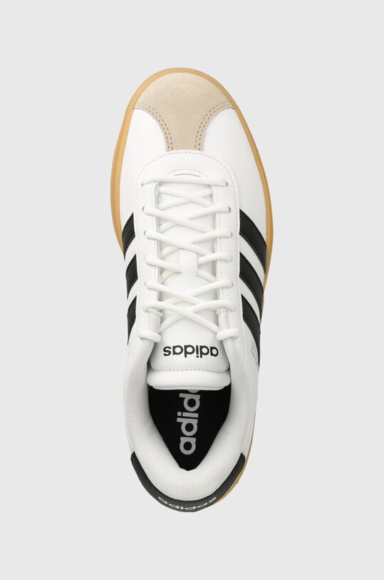 Шкіряні кросівки adidas Vl Court Bold білий IH3083