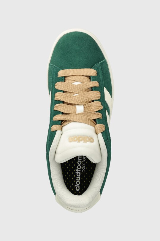 Замшеві кросівки adidas Grand Court Alpha зелений IH3850