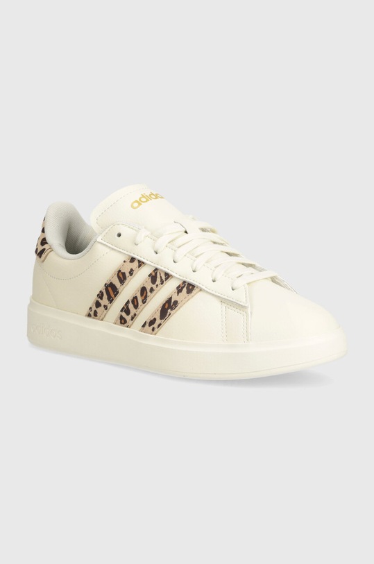 Кросівки adidas Grand Court імітація лицьової шкіри бежевий IH7761