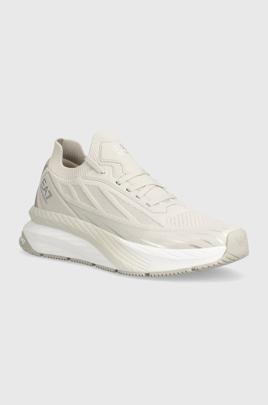 EA7 Emporio Armani pantofi de antrenament Crusher Sonic Knit textil gri XK377.X8X176.U040