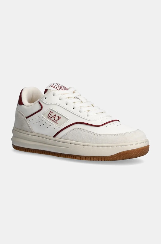 Αθλητικά EA7 Emporio Armani απομίμηση λείου δέρματος μπεζ XK405.X8X190.U261