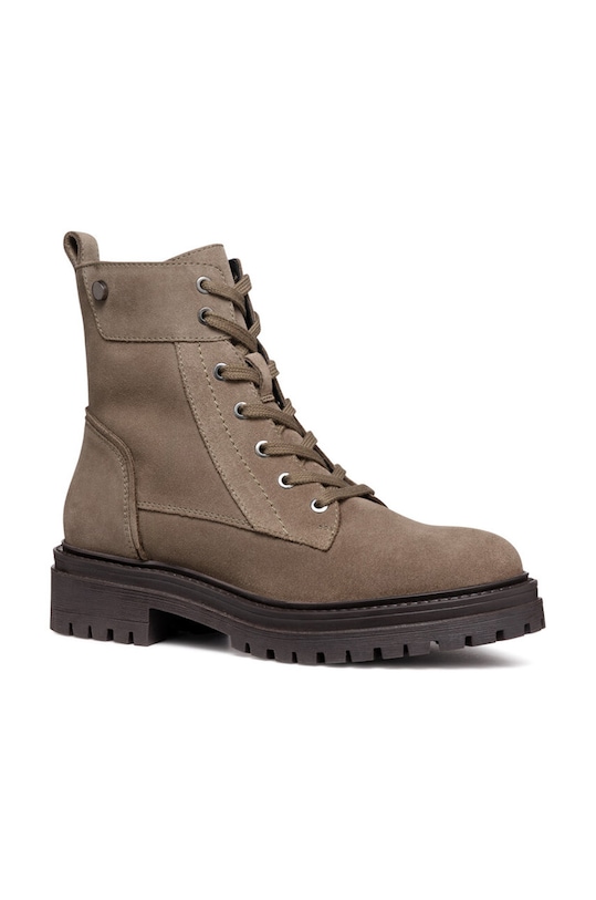 Geox cizme din piele intoarsa D IRIDEA D16HRC.00022.C6029 bej AW24