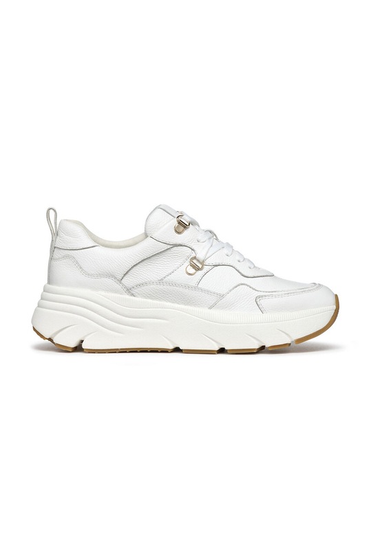 Geox sneakersy skórzane D DIAMANTA płaska biały D36UFE.00046.C1000