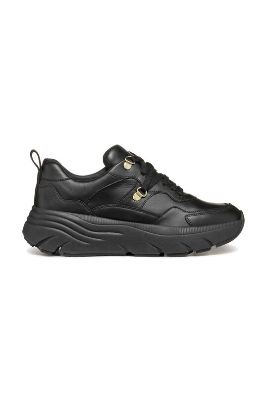 Geox sneakersy skórzane D DIAMANTA płaska czarny D36UFE.00085.C9999