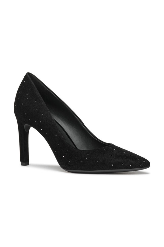 Geox tocuri din piele intoarsa D FAVIOLA D468UB.00021.C9998 negru AW24