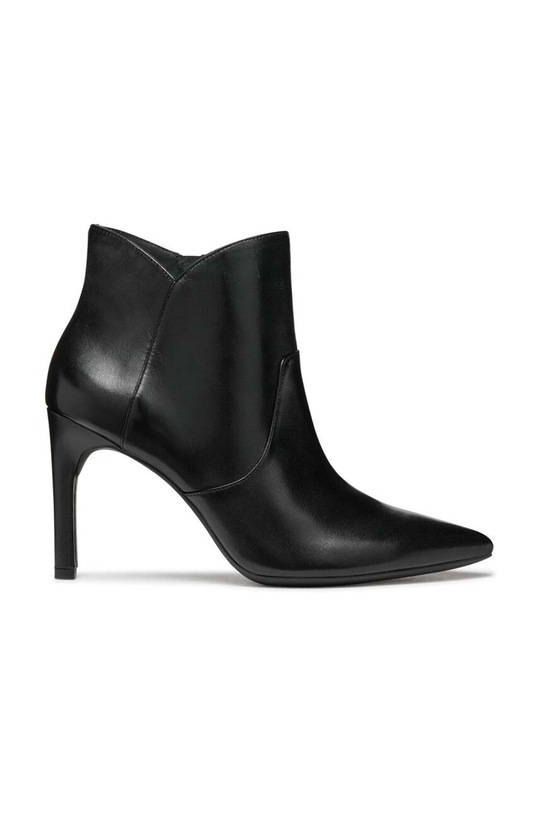 Geox bőr csizma D FAVIOLA tűsarok fekete D468UD.000TU.C9999