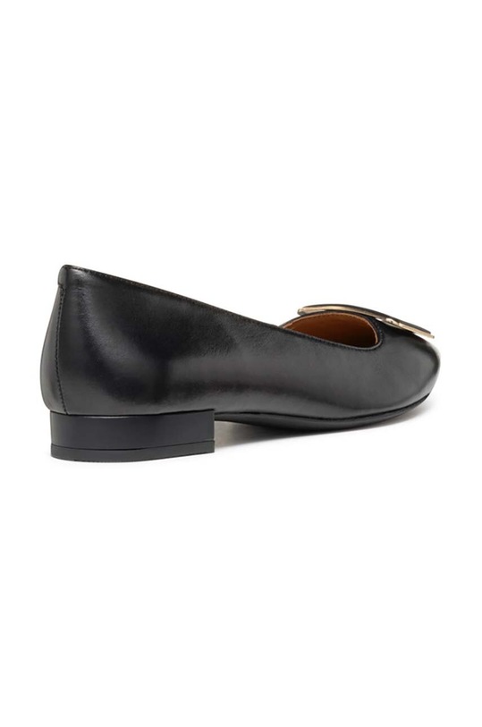 Boty Kožené baleríny Geox D CHARYSSA D469BC.000TU.C9999 černá