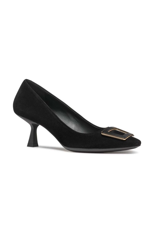 Geox tocuri din piele intoarsa D GISELDA R D46MHC.00021.C9999 negru AW24