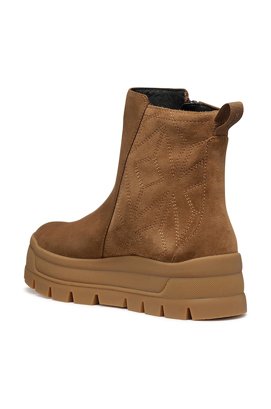 Σουέτ μπότες Geox D SPHERICA EC7.1 B A καφέ D46WSG.00022.C6372