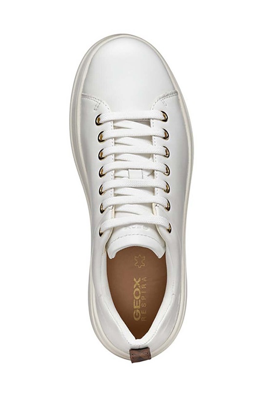 Kožené tenisky Geox D SPHERICA ECUB-2 D46WVA.00085.C1000 biela