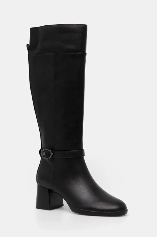 Členkové topánky Geox D WALK PLEASURE 55 textilný čierna D46XBD.00043.C9999