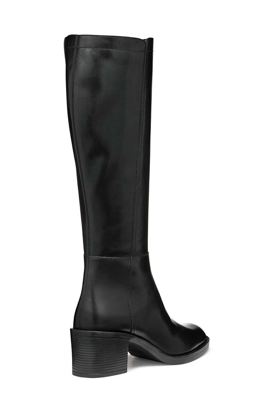 Boty Kožené kozačky Geox D SERILDA 60 D46XXA.00043.C9999 černá