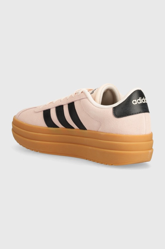 Încălțăminte adidas sneakers din piele intoarsă Vl Court Bold JI2910 roz