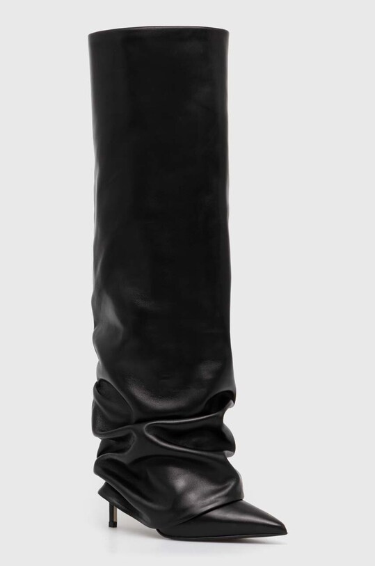 Le Silla ghete de piele Stivale Andy peste 8 cm negru 2030A100R1PPGLO001