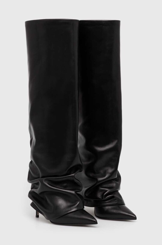 Le Silla ghete de piele Stivale Andy negru 2030A100R1PPGLO001