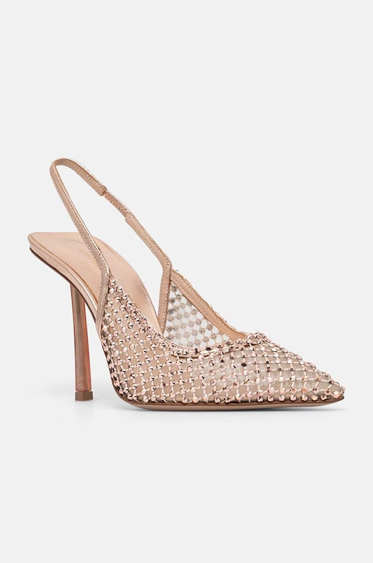 Le Silla pantofi cu toc Chanel Gilda subțire aur 2299U090P1PPCAZ908