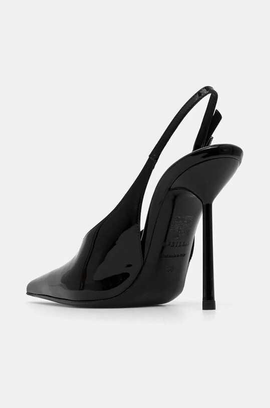 Încălțăminte Le Silla pantofi cu toc Chanel Clivage 4225C100BLPPKAB001 negru
