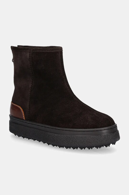 Gant cizme de zapada din piele intoarsa Snowhill izolat maro 29543783.G399