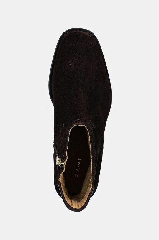 Gant cizme din piele intoarsa Fayy maro 29543798.G399
