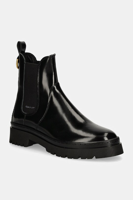 Кожаные полусапоги Gant Aligrey без утепления чёрный 29551762.G00