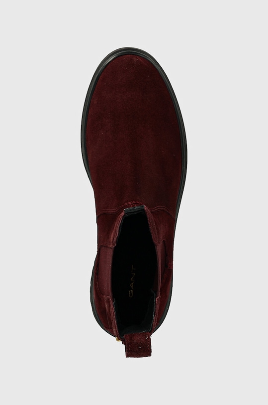 Gant botine din piele intoarsa Aligrey burgundia 29553763.G553