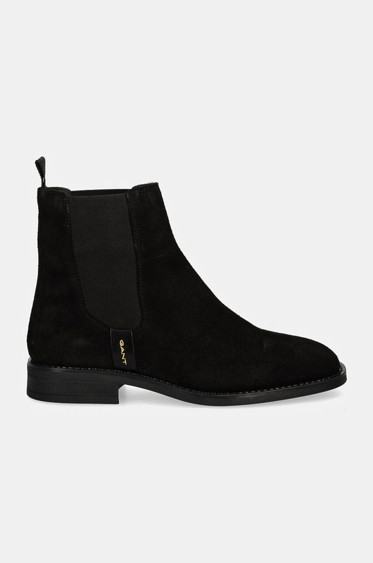 Semišové kotníkové boty Gant Fayy 29553771.G00 černá AW24