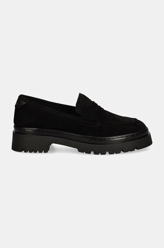 Велурени мокасини Gant Aligrey 29573766.G00 черен AW24