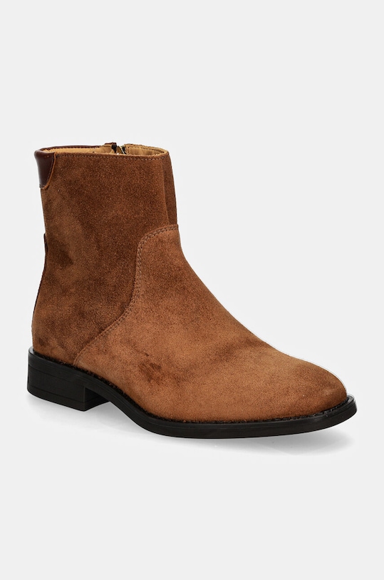 Semišové topánky Gant Fayy semišová koža hnedá 29543798.G45