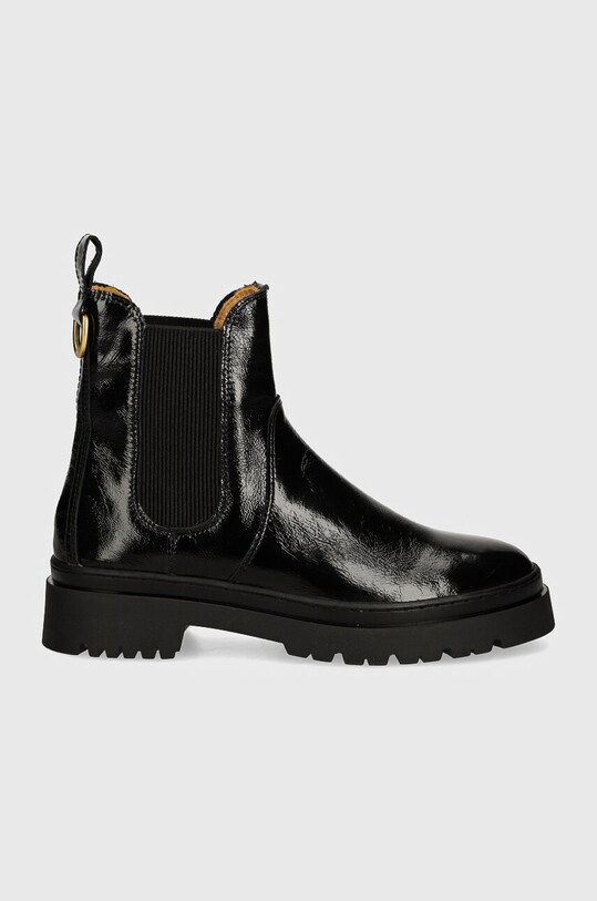 Gant ghete chelsea de piele Aligrey 29551764.G00 negru AW24