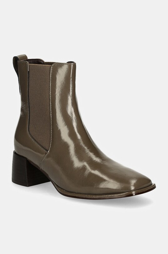 Gant ghete chelsea de piele Gwenety pana la 5 cm verde 29551776.G135