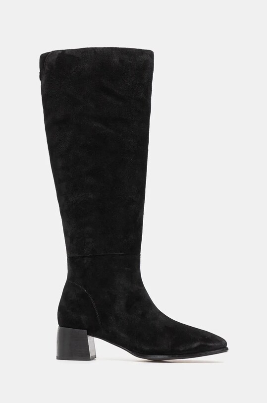 Gant cizme din piele intoarsa Gwenety 29583698.G00 negru AW24