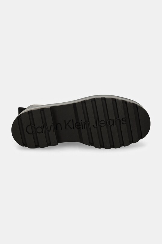 Черевики Calvin Klein Jeans FLATFORM HIGH LACE UP MG DL YW0YW01535 чорний