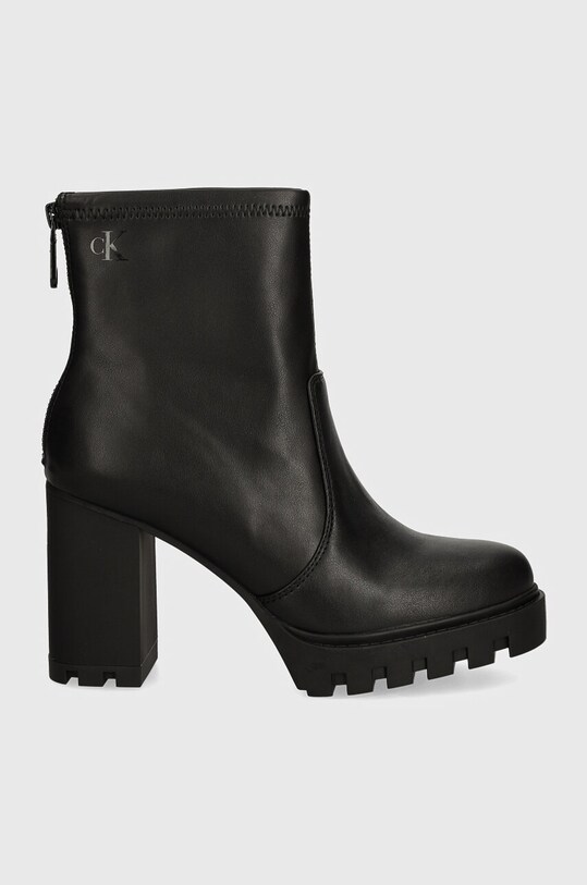 Черевики Calvin Klein Jeans HEEL PLATFORM ZIP BOOT MG NAPPA YW0YW01546 чорний AW24
