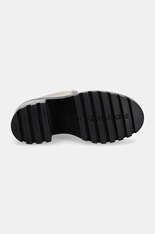 Черевики Calvin Klein Jeans CHUNKY HEELED ZIP BOOT LTH YW0YW01548 бежевий