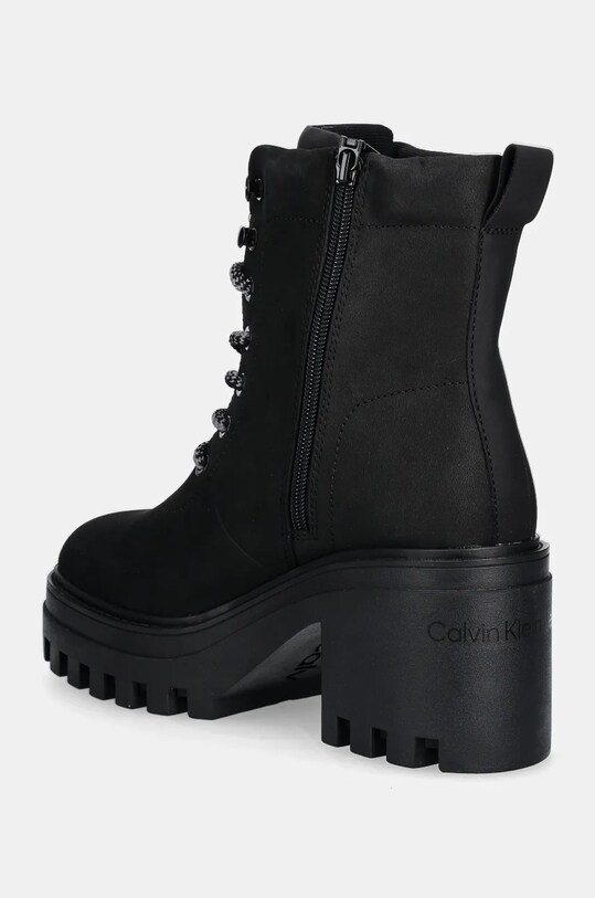 Obuv Členkové topánky Calvin Klein Jeans CHUNKY HEELED ZIP BOOT LTH YW0YW01548 čierna