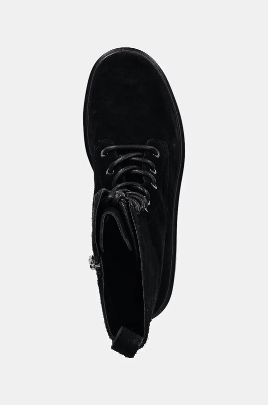 Workers σουέτ Calvin Klein Jeans FLATFORM ZIP LACEUP MG S μαύρο YW0YW01554