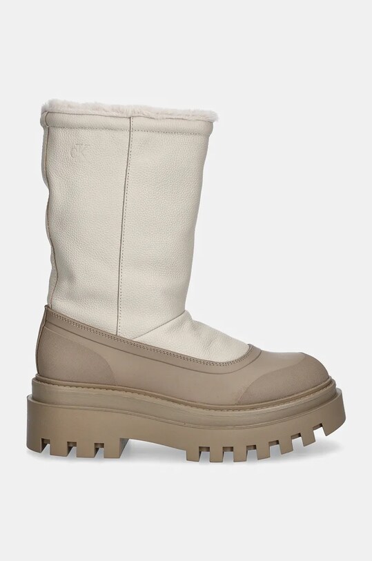 Черевики Calvin Klein Jeans FLATFORM CHELSEA BOOT PADDED YW0YW01558 бежевий NC24