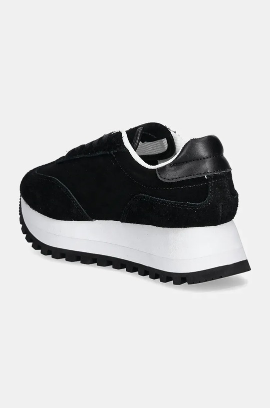 Обувь Замшевые кроссовки Calvin Klein Jeans RUNNER LACEUP ML SUEDE YW0YW01574 чёрный
