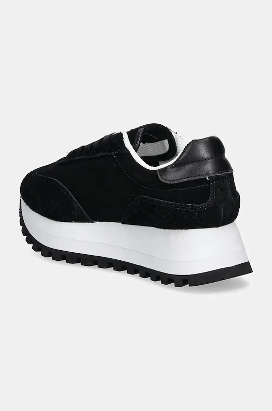 Обувки Велурени маратонки Calvin Klein Jeans RUNNER LACEUP ML SUEDE YW0YW01574 черен