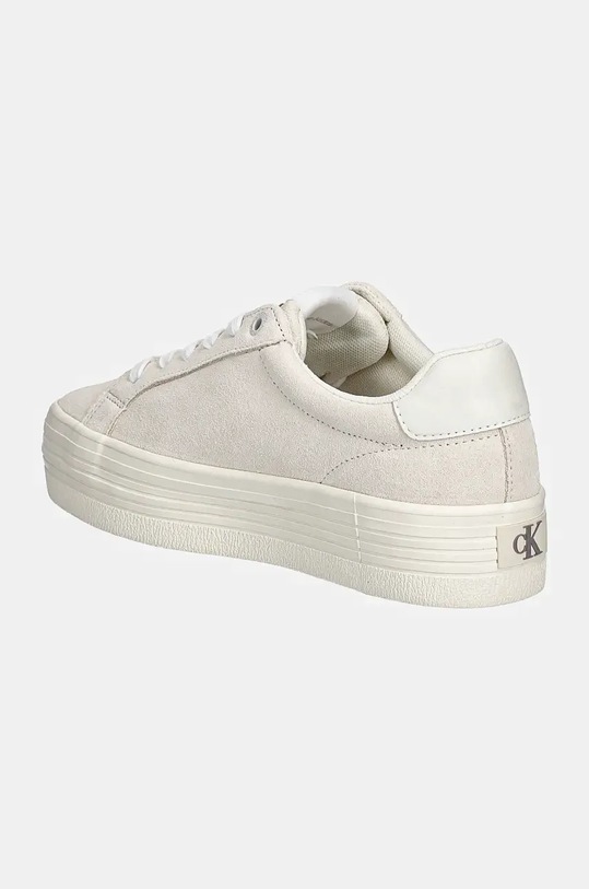 Взуття Замшеві кросівки Calvin Klein Jeans VULC FLATFORM LACEUP LOW MG S YW0YW01576 бежевий