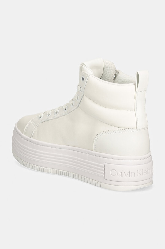 Încălțăminte Calvin Klein Jeans sneakers BOLD PLATF MID OH MG LTH YW0YW01583 alb