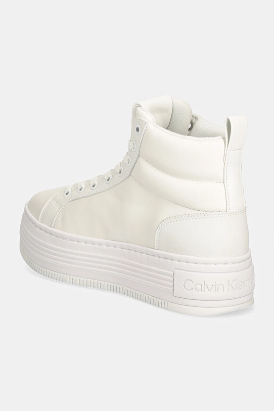 Încălțăminte Calvin Klein Jeans sneakers BOLD PLATF MID OH MG LTH YW0YW01583 alb